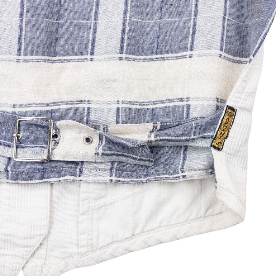 Vintage Armani Jeans Ribbed Button Up Vest Womens Size S