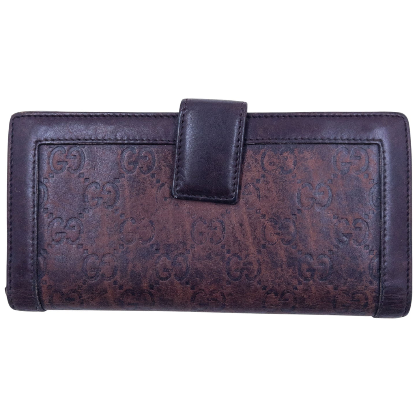 Vintage 2000s Gucci Monogram Leather Purse