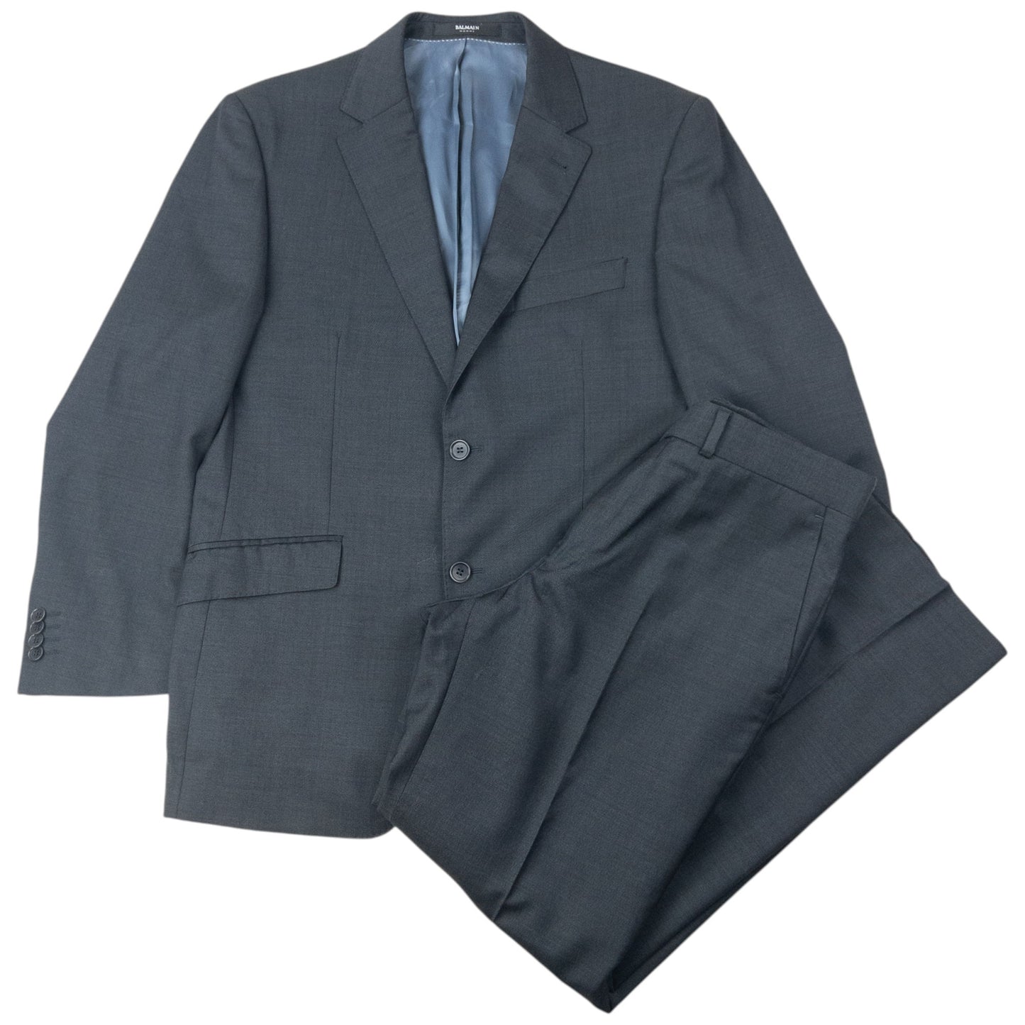 Vintage 2000s Balmain Homme Jacket & Trousers Suit Set Size L