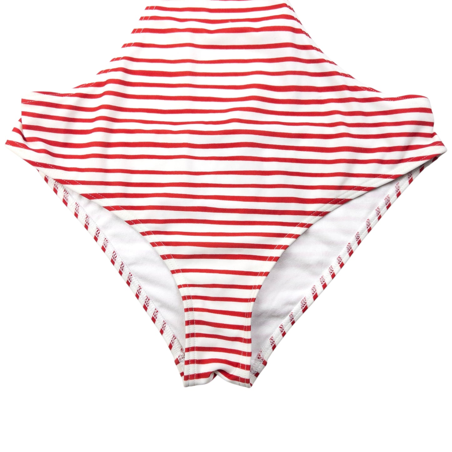 Vintage Burberry Brit Striped Monokini Swimming Costume Womens Size L
