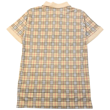 Vintage 90s Burberry Nova Check Polo Shirt Womens Size M