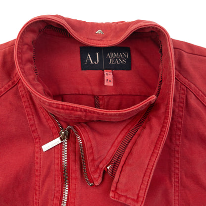 Vintage 2000s Armani Jeans Asymmetric Zip Up Jacket Womens Size M