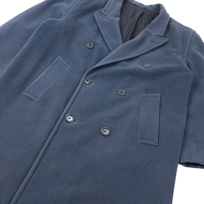 Vintage 90s Hugo Boss Longline Wool Button Up Jacket Size XL