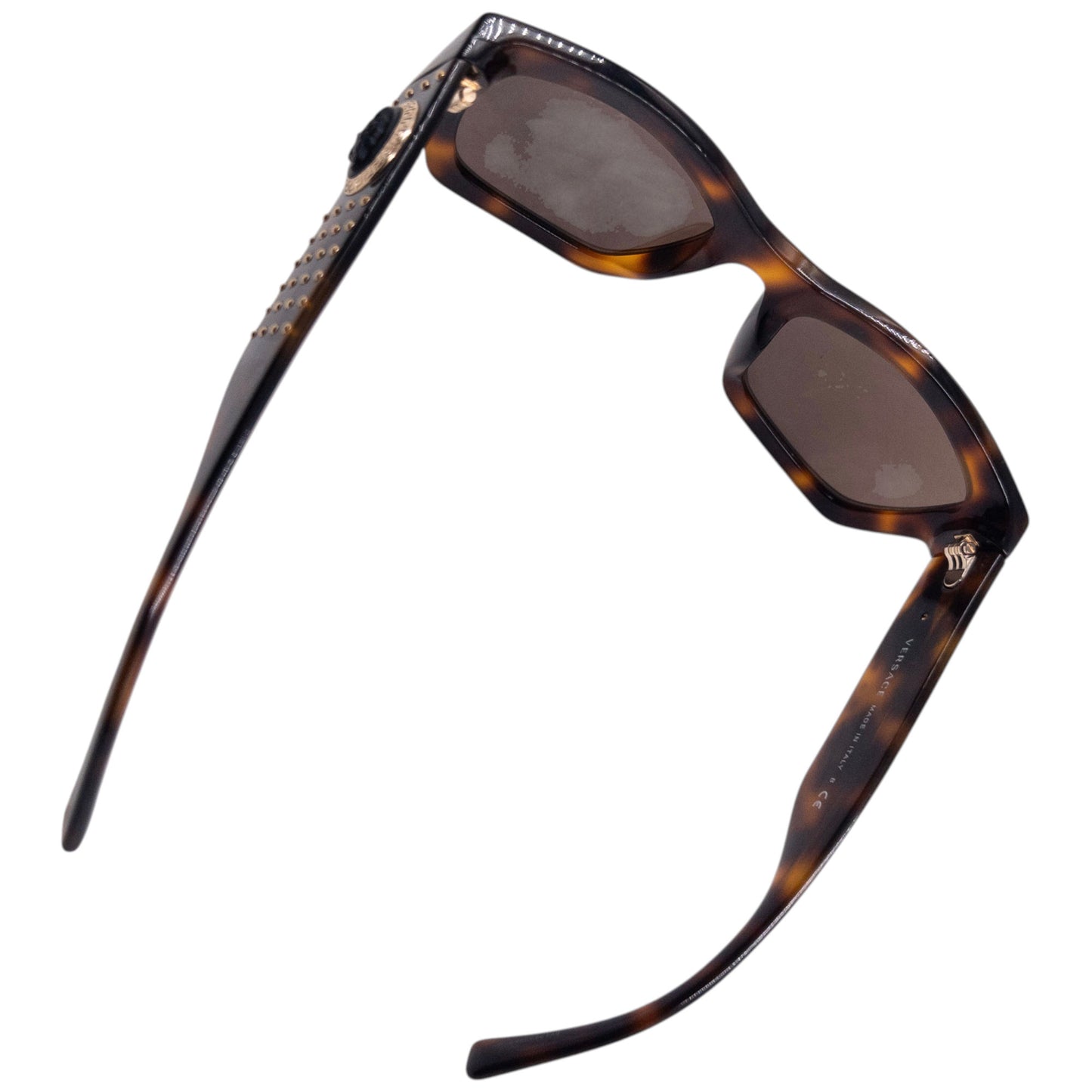 Vintage 2000s Versace Tortoise Shell Sunglasses