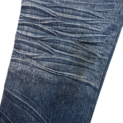 Vintage Big Train Embroidered Fantasy Japanese Denim Jeans Size W35
