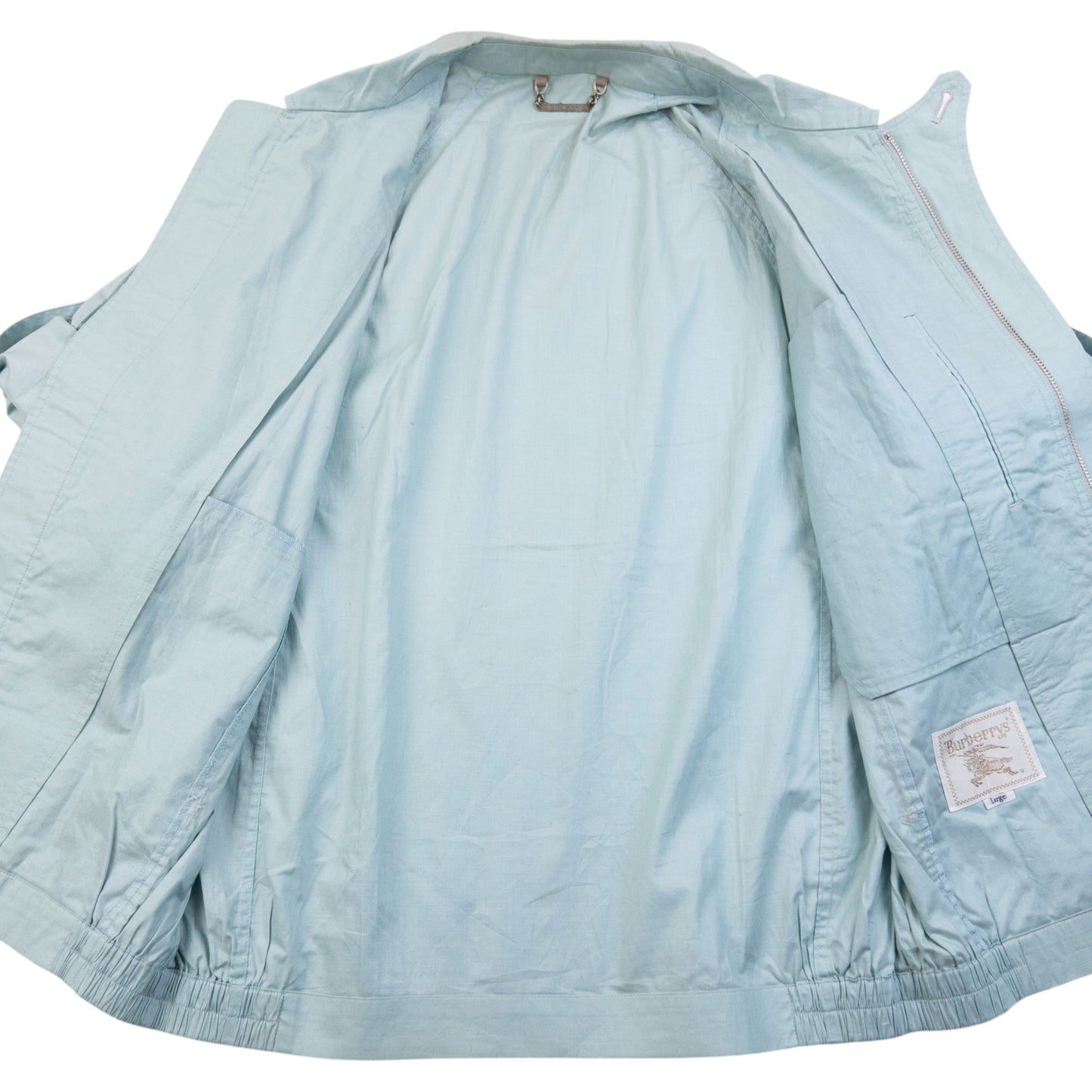 Vintage 90s Burberry Roll-Up Sleeve Jacket Size XS
