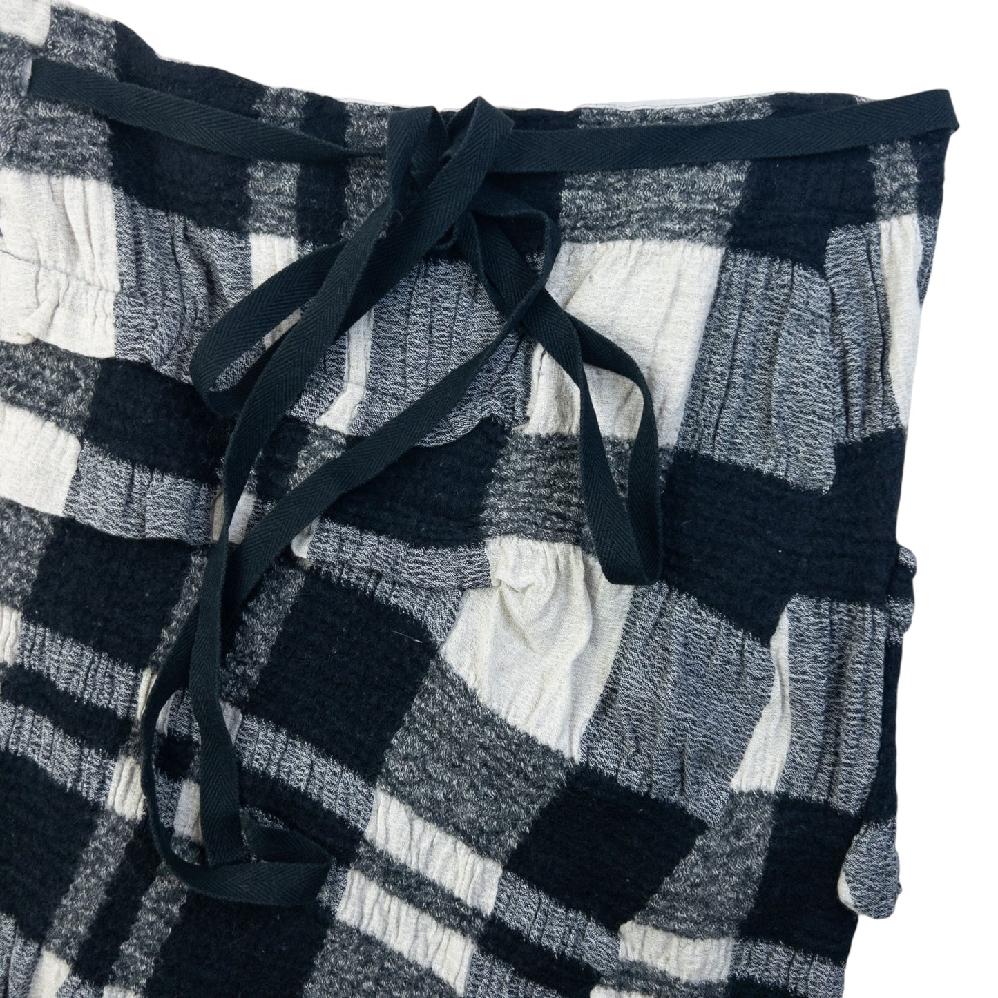 Vintage 90s Plantation By Issey Miyake Checkered Wrap Skirt Womens Size W32