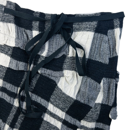 Vintage 90s Plantation By Issey Miyake Checkered Wrap Skirt Womens Size W32