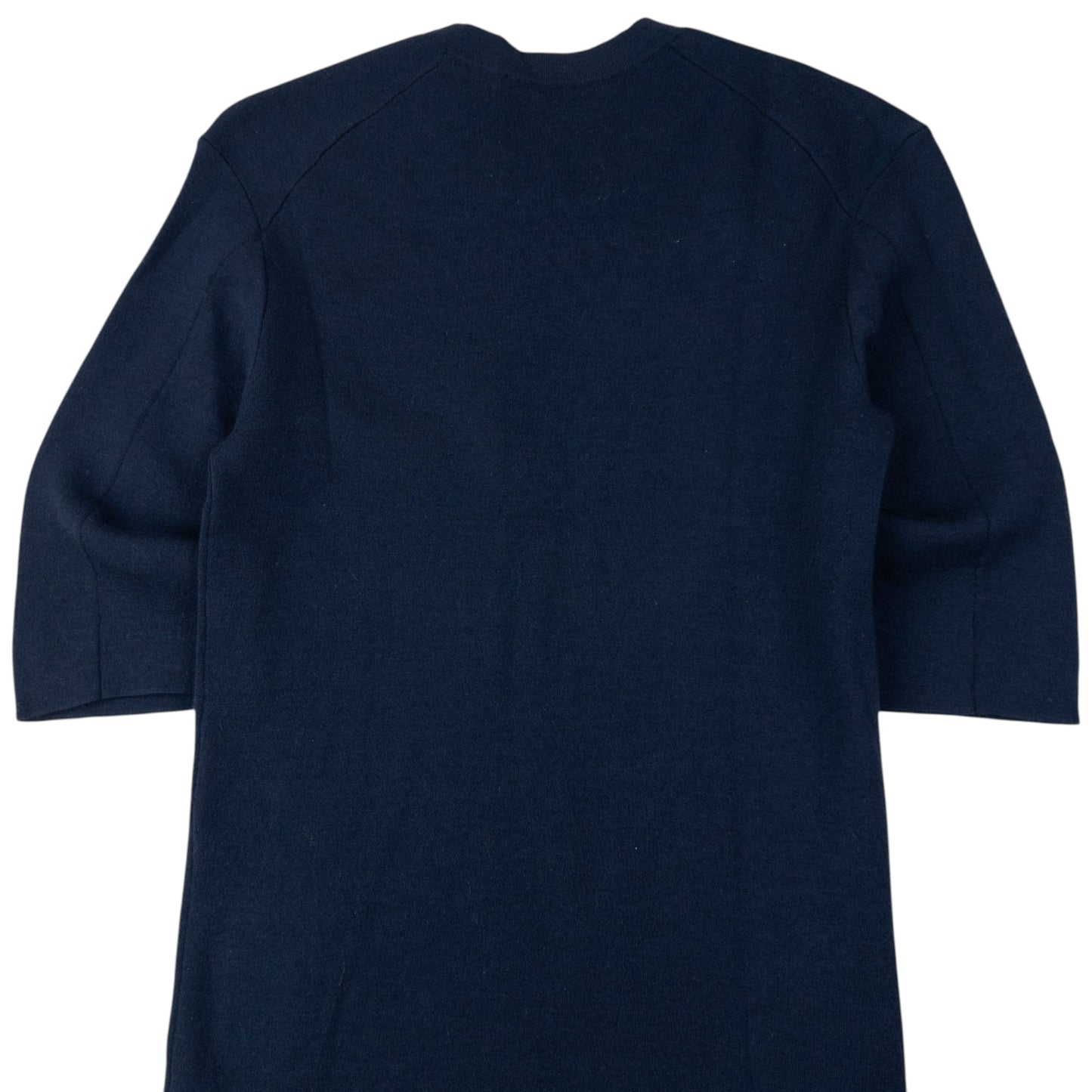 Balenciaga Paris Asymmetric Wool Dress Womens Size S