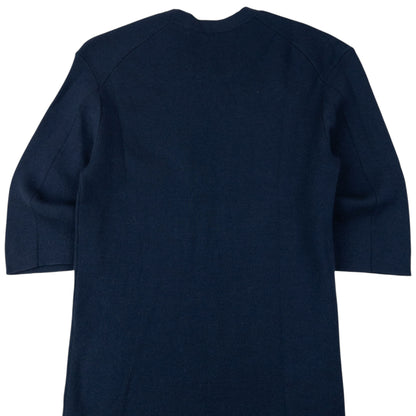 Balenciaga Paris Asymmetric Wool Dress Womens Size S