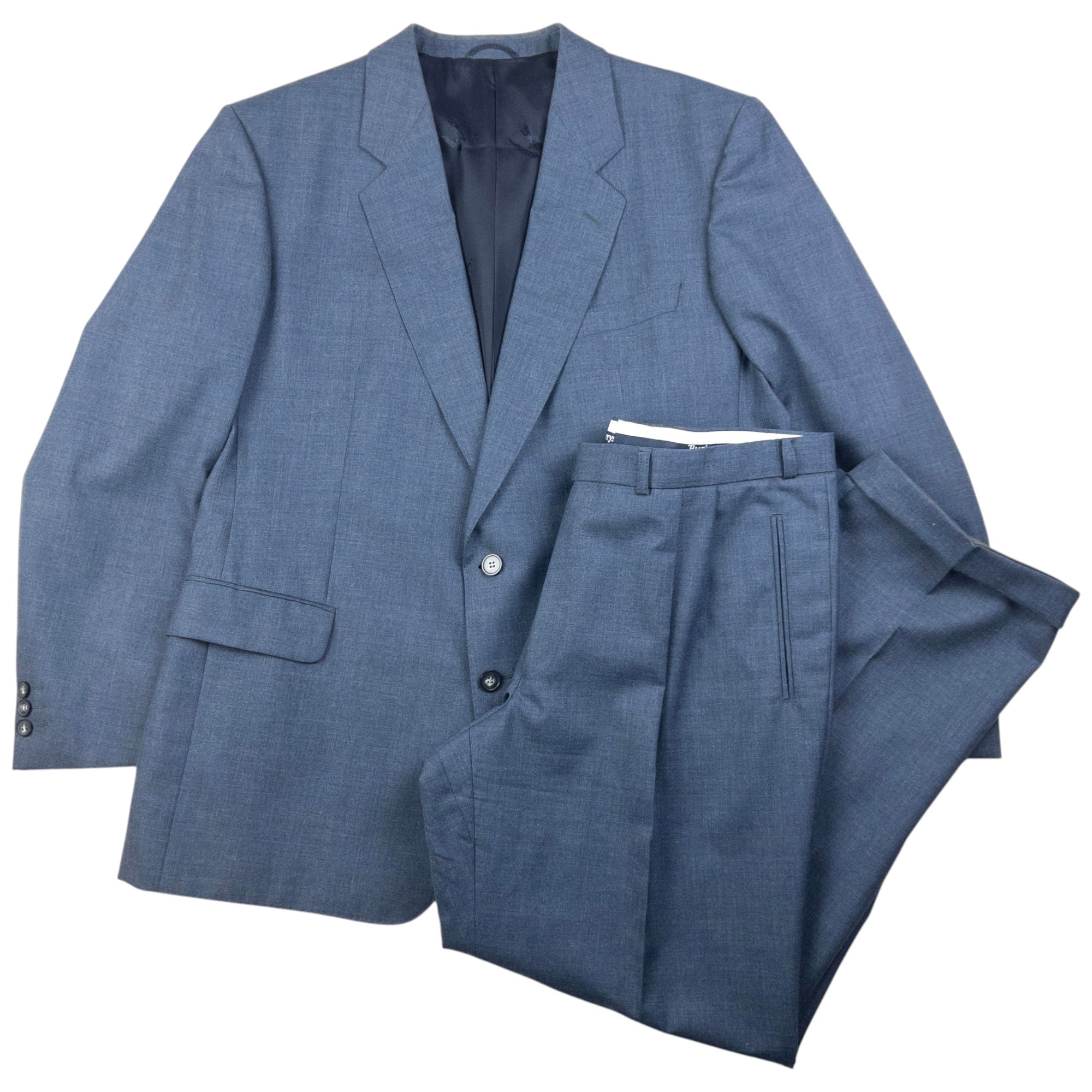 Vintage Burberry Jacket & Trousers Suit Set Size XL