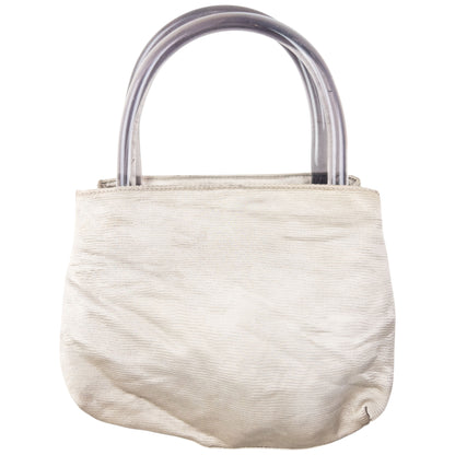Vintage 2000s Prada Clear Handle Handbag