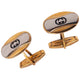 Vintage 90s Gucci Embossed Cufflinks