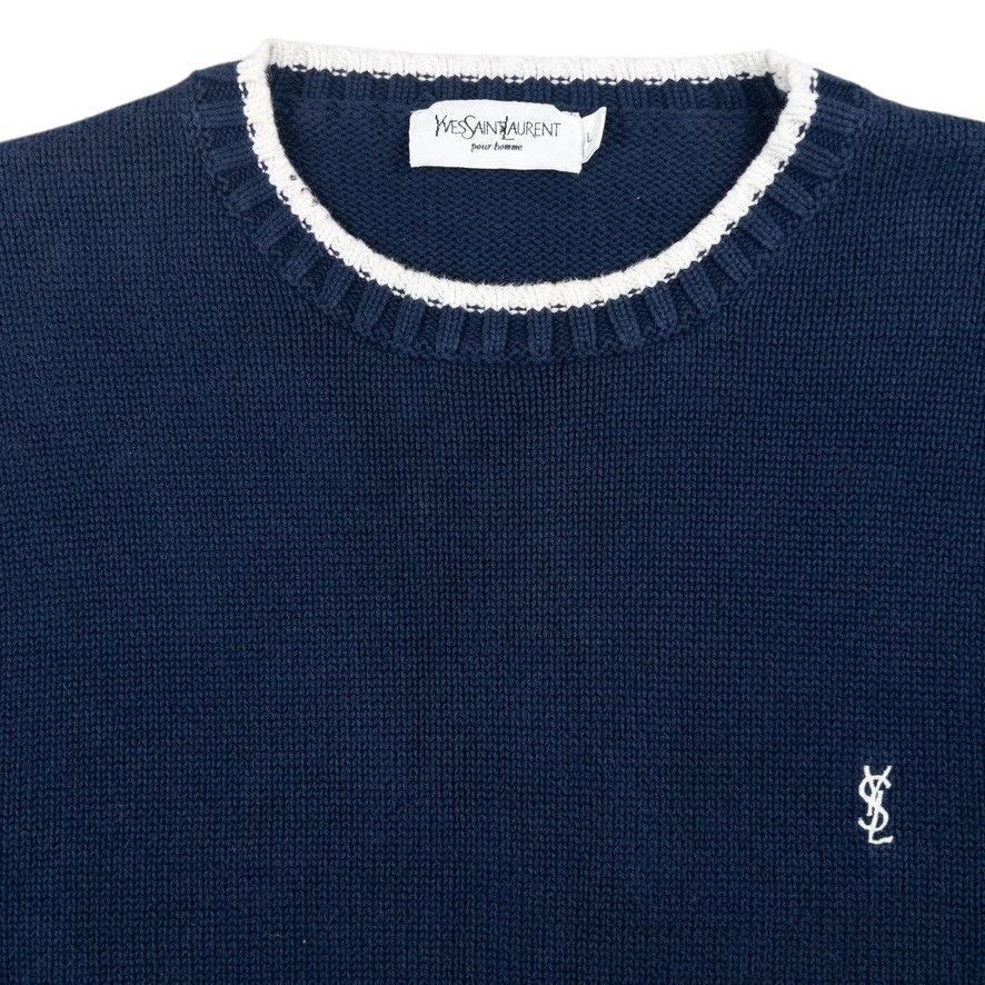 Vintage YSL Yves Saint Laurent Knit Jumper Size L
