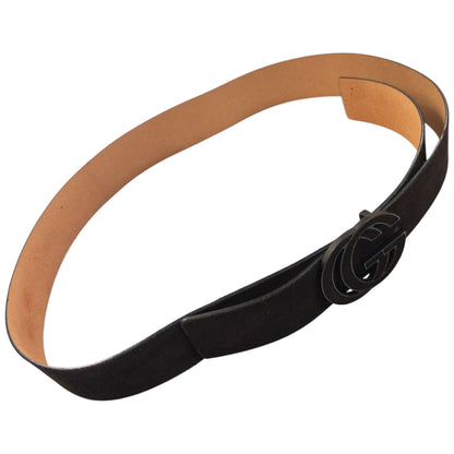 Vintage 2000s Gucci Suede Leather Belt Size M
