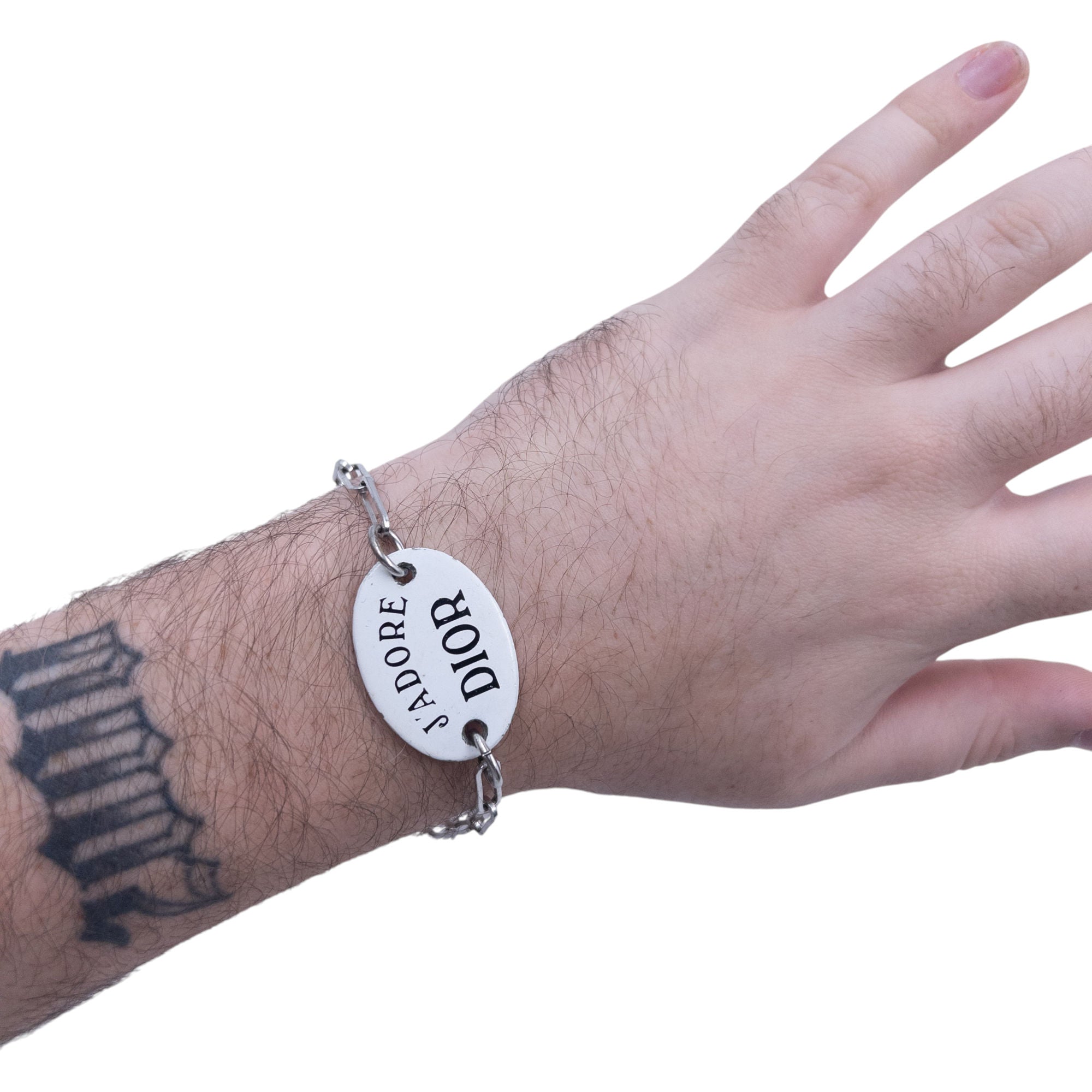 Vintage Dior J'adore Email Me Tag Bracelet