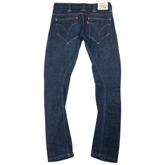 Vintage Levi's Low Rise Curved Leg Denim Jeans Womens Size W30