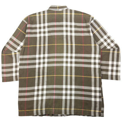 Vintage Burberry Nova Check Long Sleeve Button Up Shirt Size M