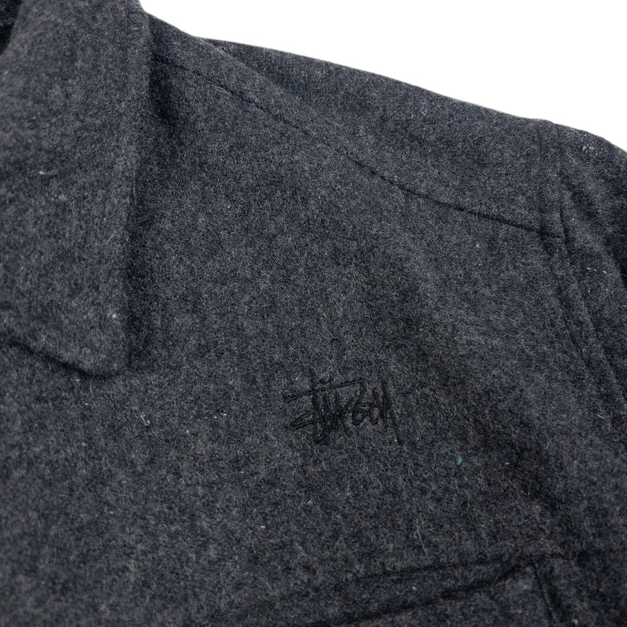 Vintage Stussy Zip Up Wool Jacket Size XL
