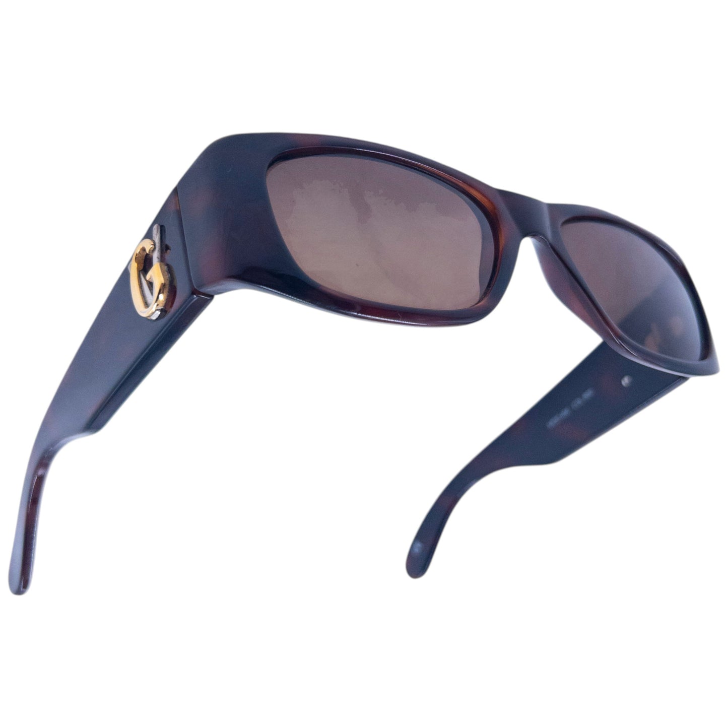 Vintage 90s Gianni Versace Tortoise Shell Sunglasses