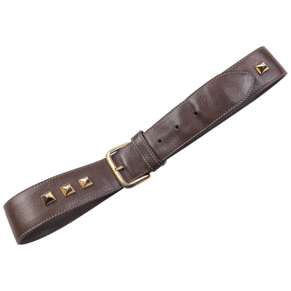 Vintage 90s Prada Studded Leather Belt Size M