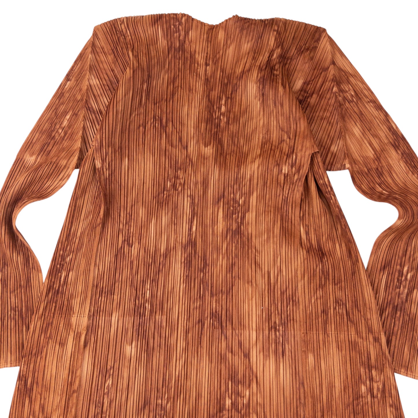Vintage 80s Pleats Please By Issey Miyake Pleated Longline Wrap Cardigan Womens Size S