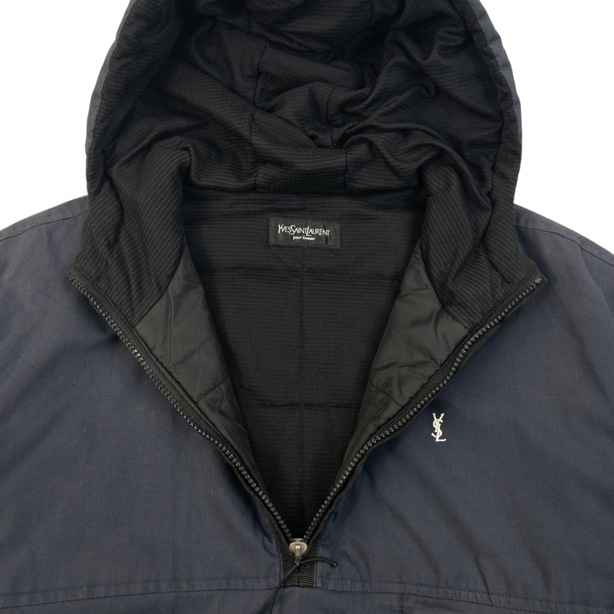 Vintage 2000s YSL Yves Saint Laurent Q Zip Padded Jacket Size L