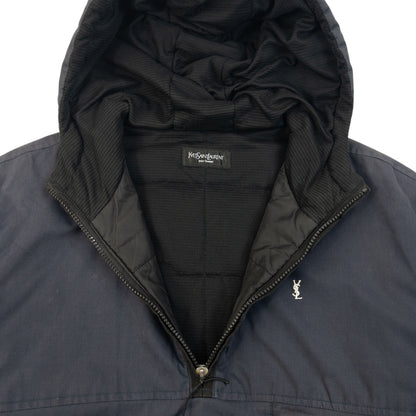 Vintage 2000s YSL Yves Saint Laurent Q Zip Padded Jacket Size L