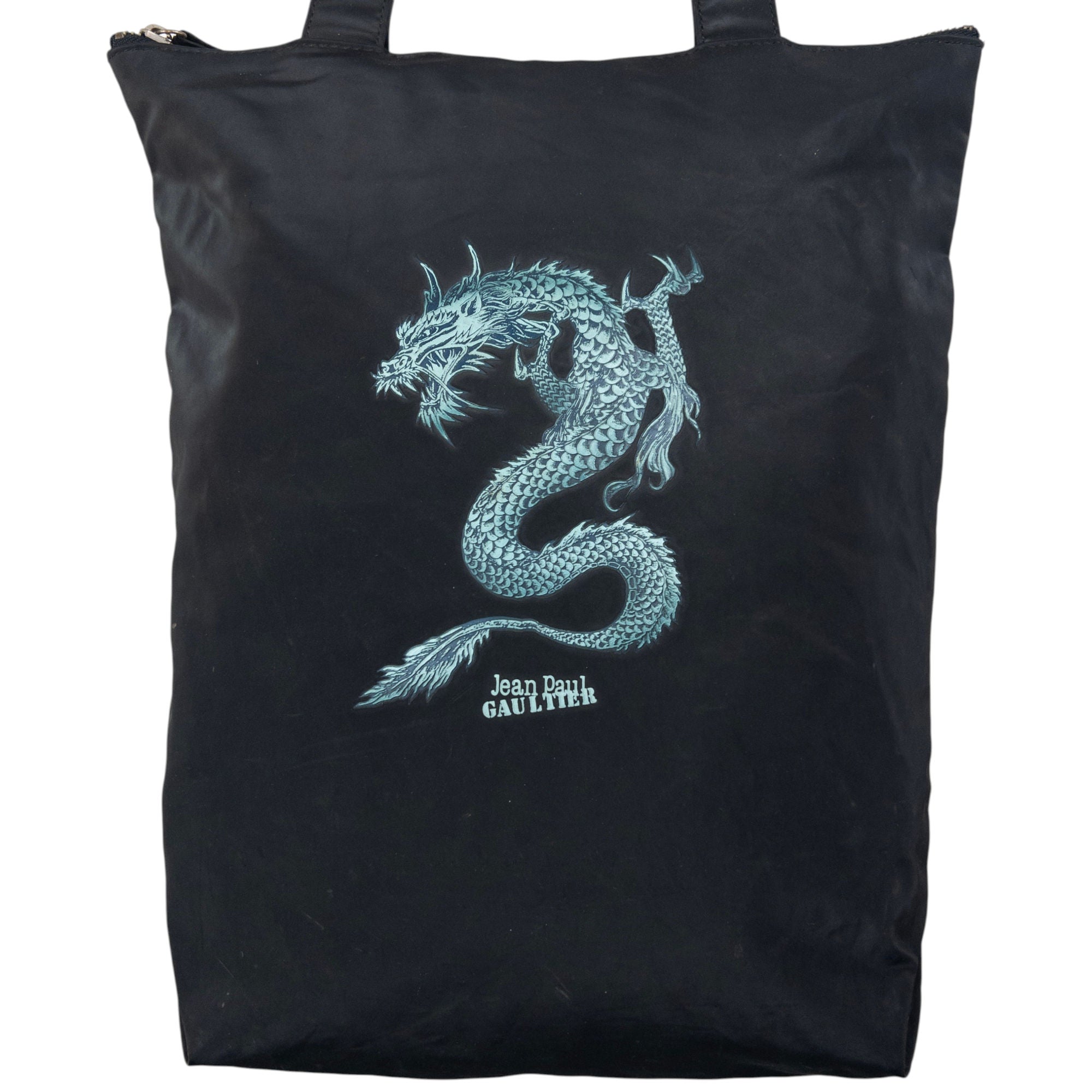 Vintage Jean Paul Gaultier Dragon Print Shoulder Bag