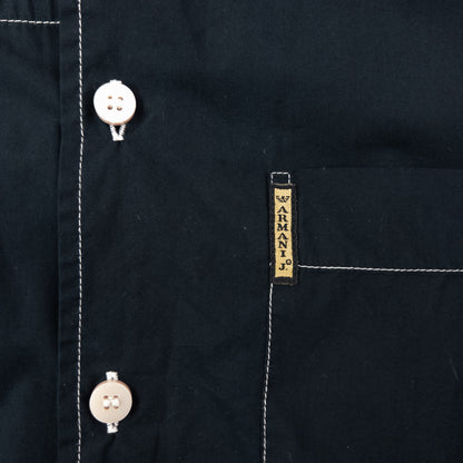 Vintage 2000s Armani Jeans Contrast Long Sleeve Button Up Shirt Size L
