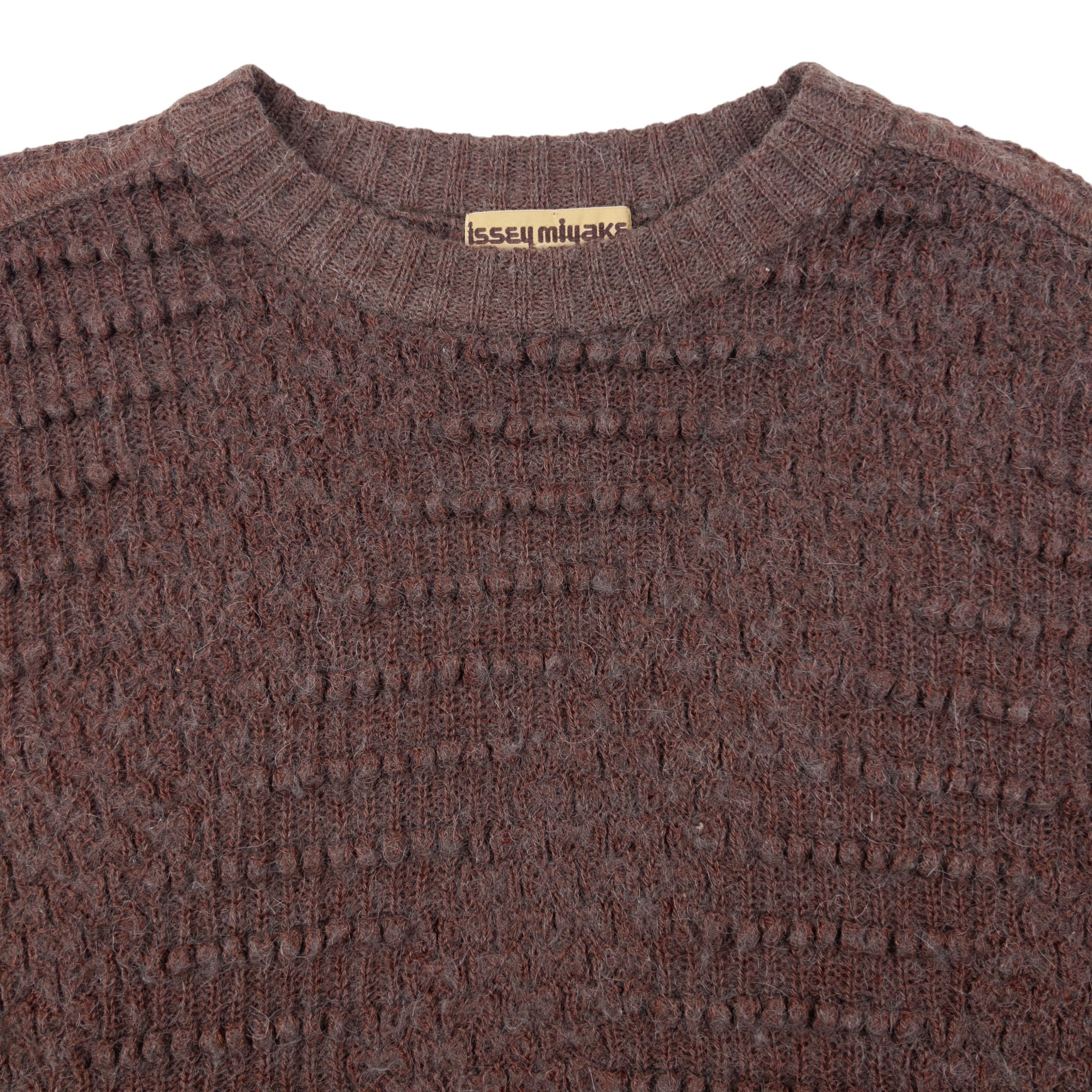 Vintage 1980s Issey Miyake Wool Knit Jumper Size M