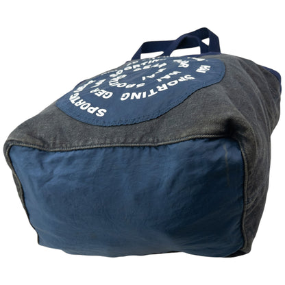 Vintage 90s Hai Sporting Gear By Issey Miyake Denim Shoulder Tote Bag