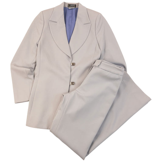 Vintage 90s Gianni Versace Couture Jacket & Trousers Suit Set Womens Size S