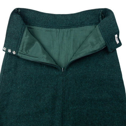 Vintage 2000s Miu Miu Wool Skirt Womens Size W24
