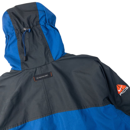 Vintage 2000s Nike ACG Climafit Q Zip Jacket in blue, photo 7