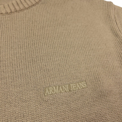 Vintage Armani Jeans Knitted Wool Jumper Size M