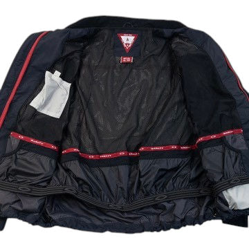 Vintage 90s Oakley Nitro Fuel Zip Up Snowboarding Jacket in navy, photo 4