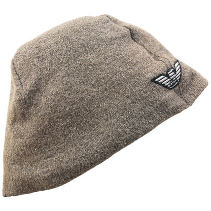 Vintage 2000s Emporio Armani Embroidered Wool Beanie Hat