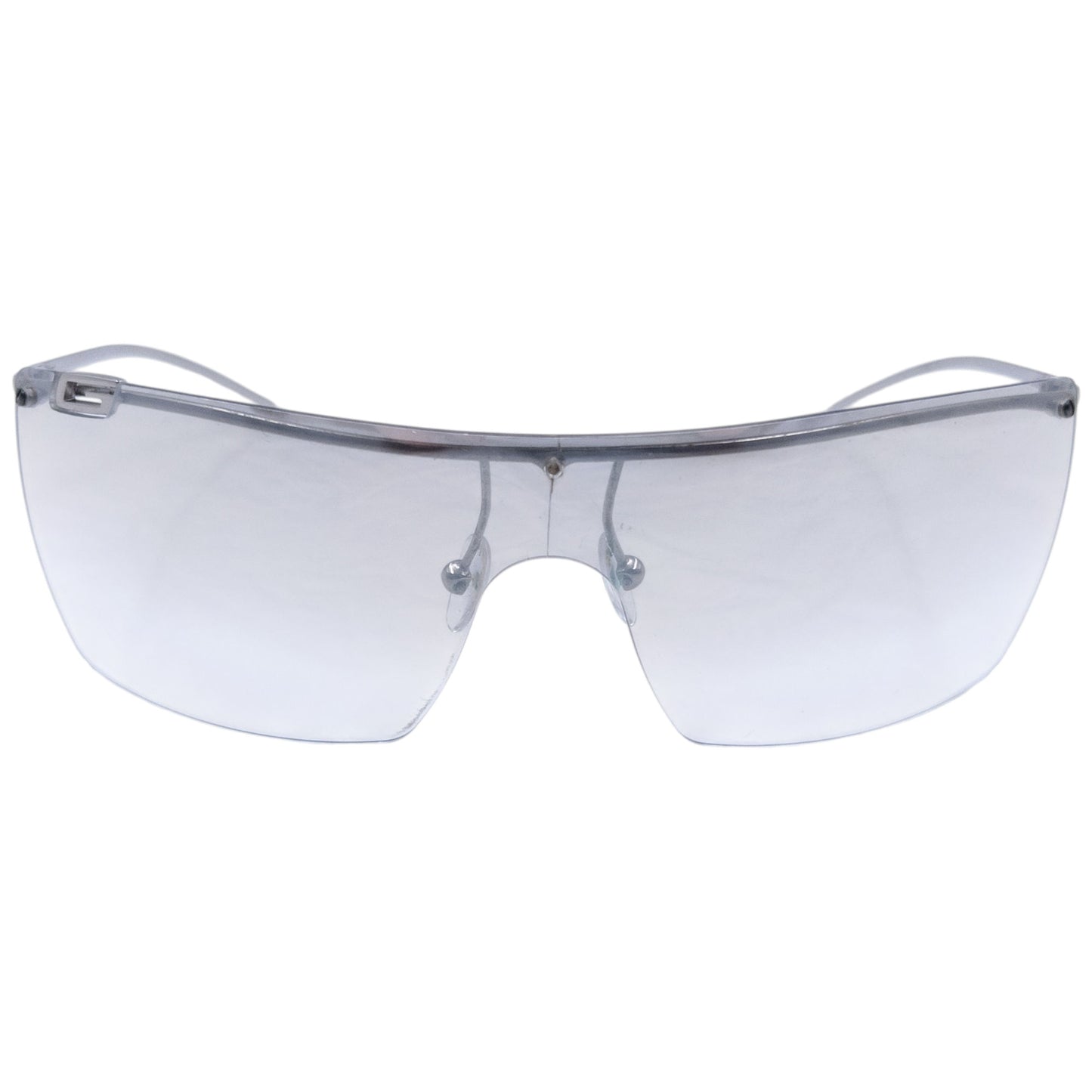 Vintage 2000s Gucci Clear Rimless Sunglasses
