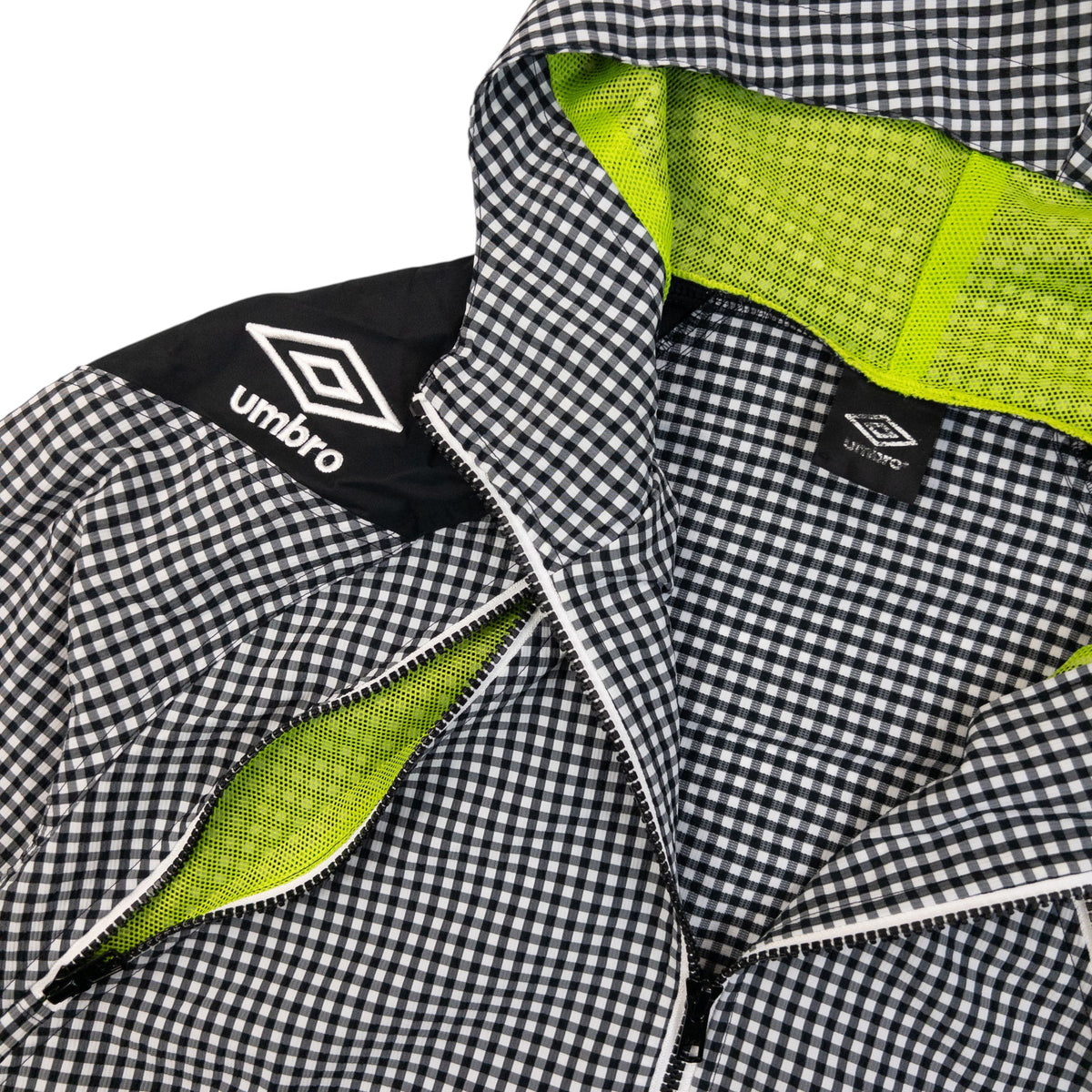 Vintage 2000s Umbro Triple Zip Checkered Jacket Size M