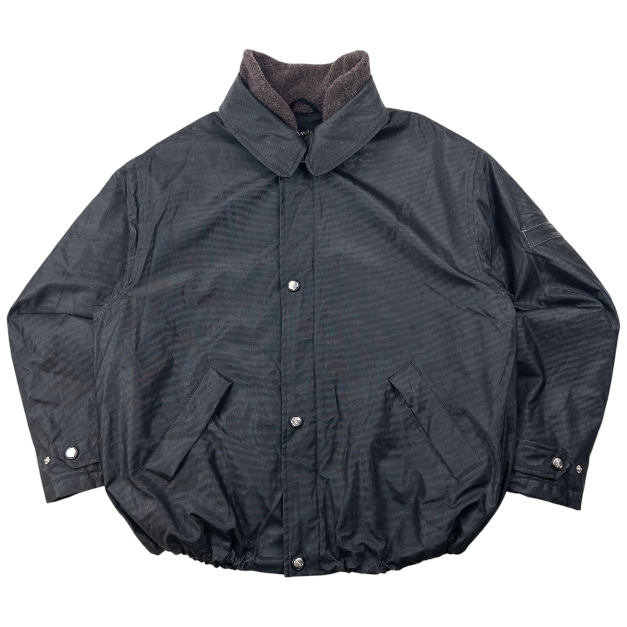 Vintage 90s YSL Yves Saint Laurent Wool Lined Jacket Size XL