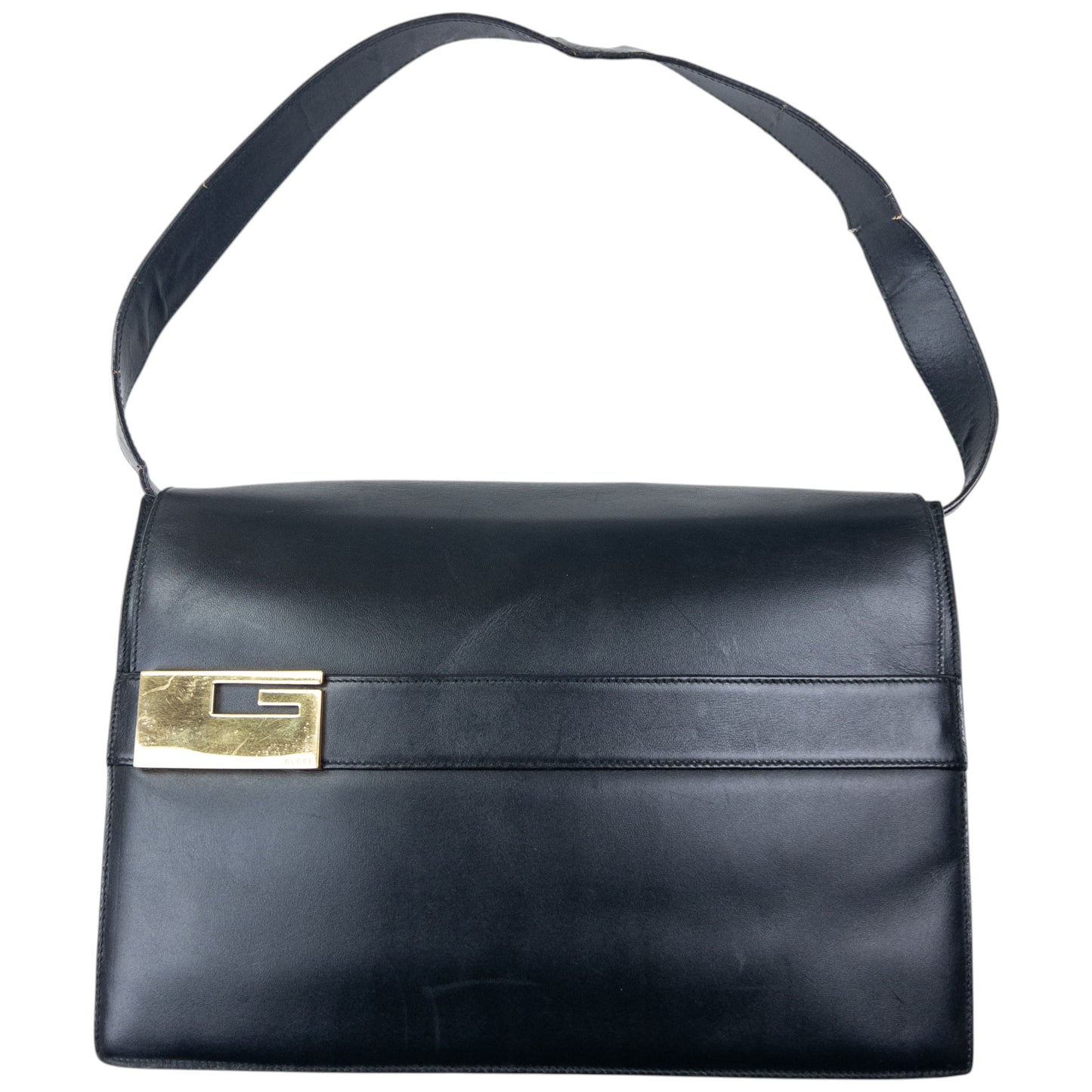 Vintage Gucci Leather Shoulder Bag