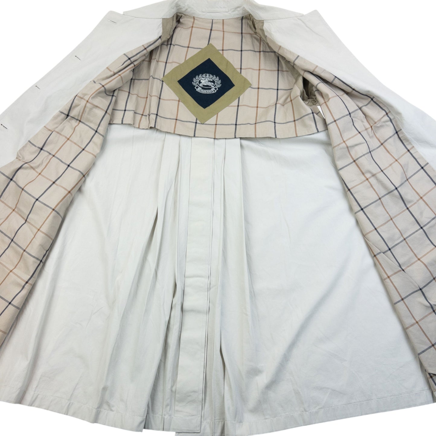 Vintage 90s Burberry Button Up Trench Jacket Womens Size XL