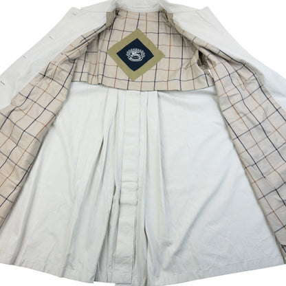 Vintage 90s Burberry Button Up Trench Jacket Womens Size XL
