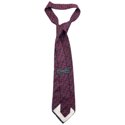 Vintage 90s Dior Monogram Silk Tie