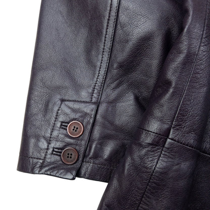 Vintage 2000s Versace Classic V2 Leather Jacket Size XXL