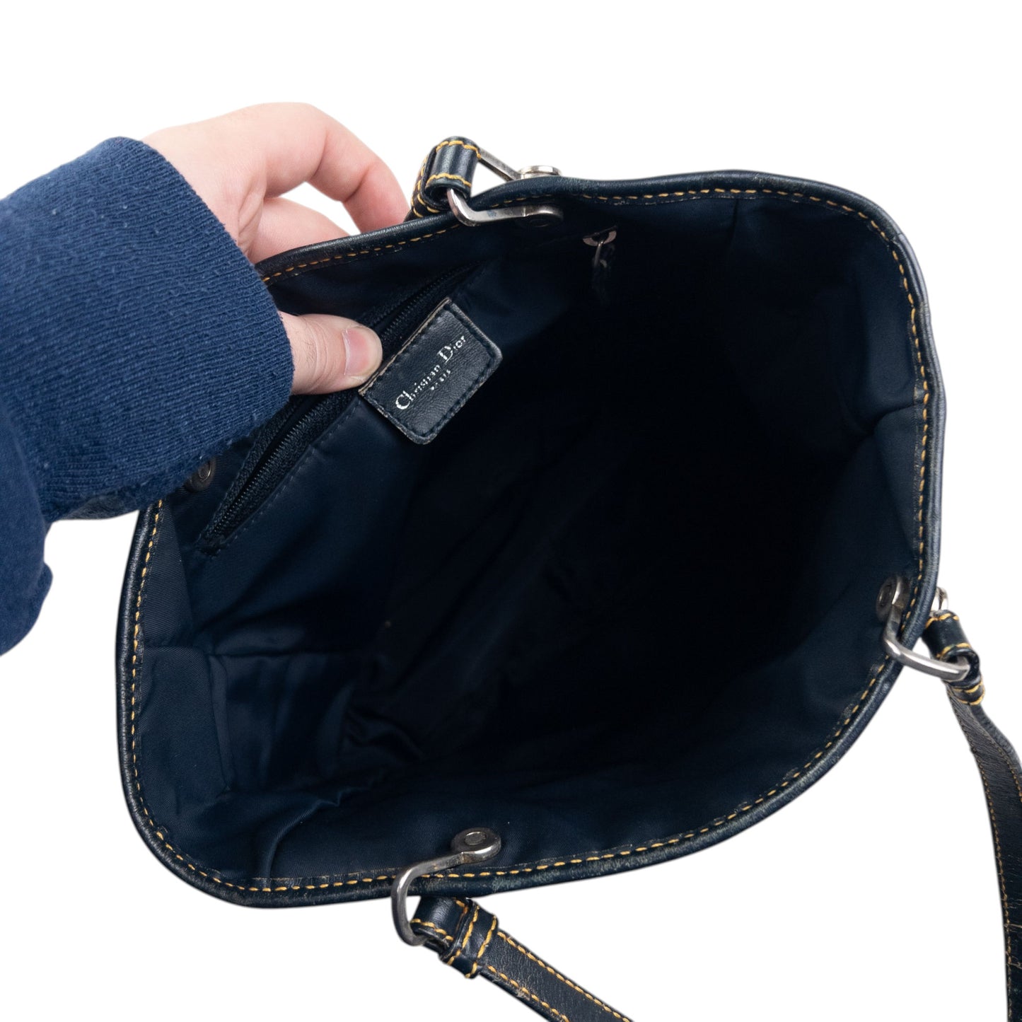 Vintage Dior Monogram Shoulder Bag