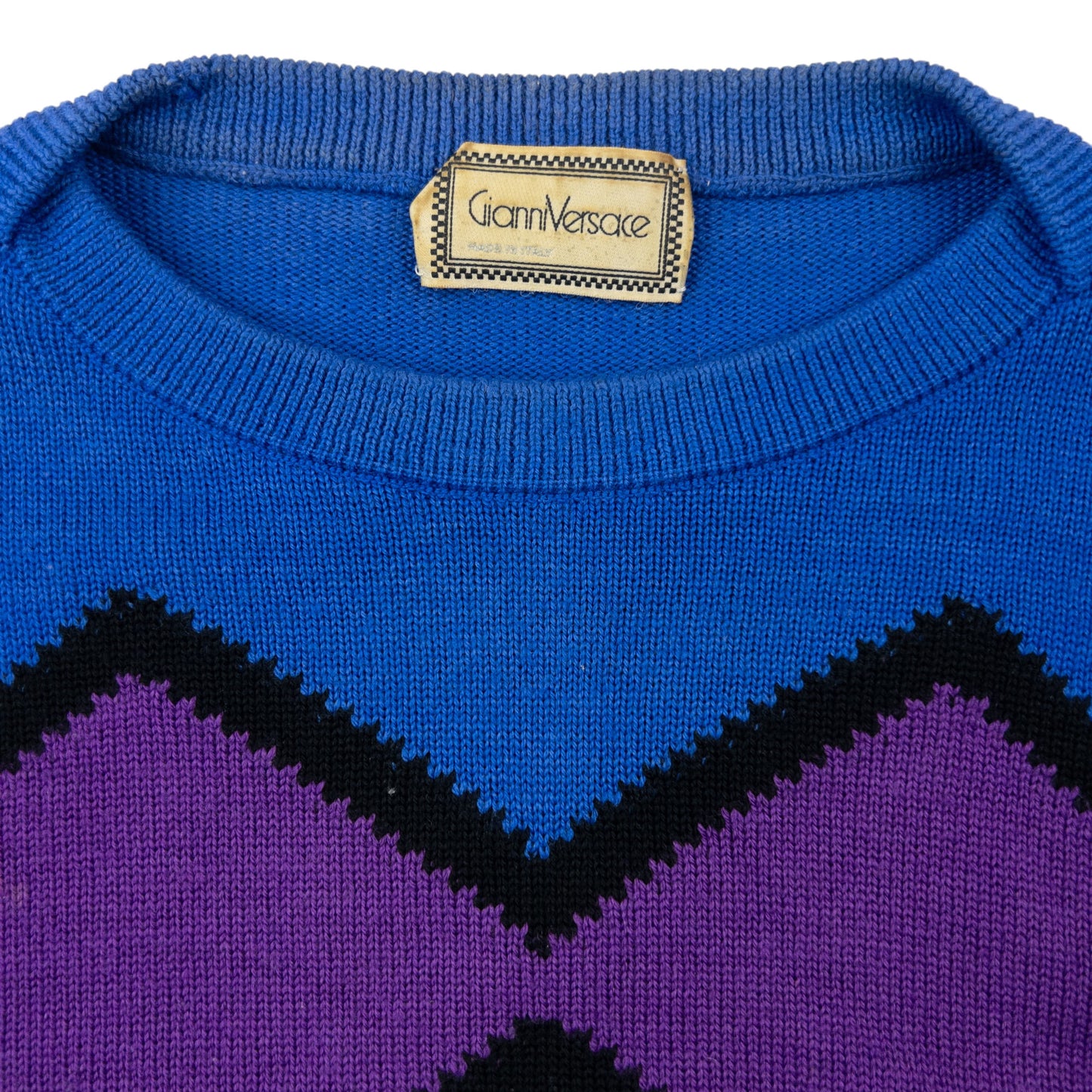 Vintage 80s Gianni Versace Wool Jumper Size M