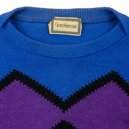 Vintage 80s Gianni Versace Wool Jumper Size M