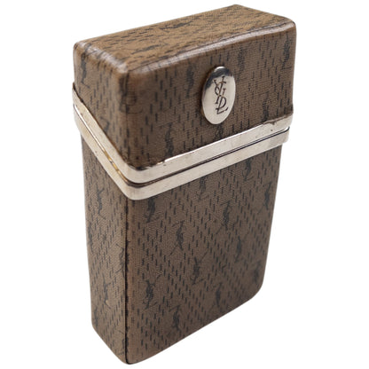 Vintage YSL Yves Saint Laurent Monogram Cigarette Carton Box